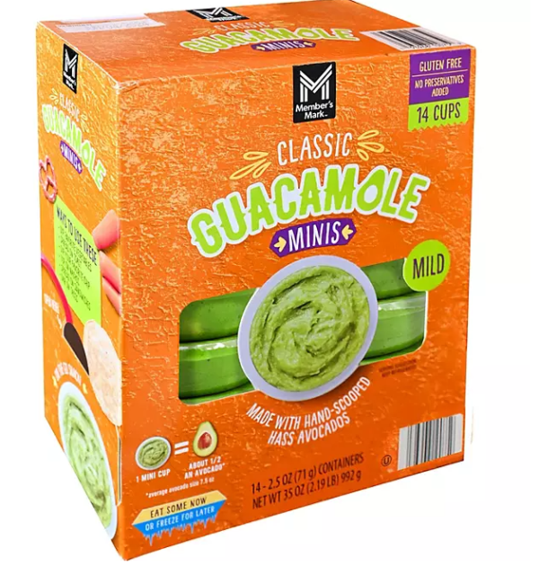 Member's Mark Original Guacamole Minis 2.5 oz., 14 ct. SFGBD