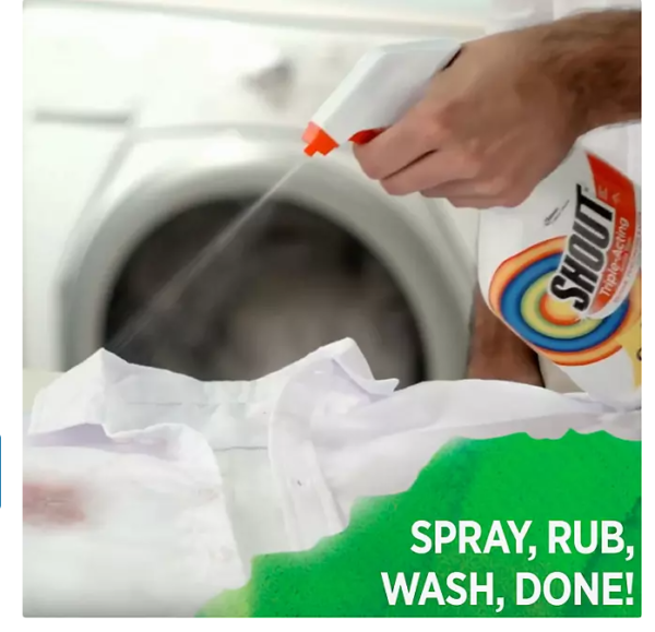 Shout Triple-Acting Laundry Stain Remover 128 fl. oz. refill + 22 fl. oz. trigger - Image 2