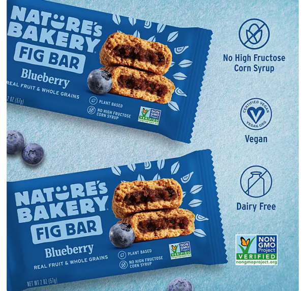 Nature's Bakery Fig Bars, Variety Pack, 2 oz., 32 ct. - Image 2