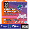 Member's Mark Laundry Detergent Power Pacs, Blooming Breeze, 130 ct.