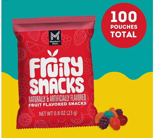 Member's Mark Fruity Snacks, 0.8 oz., 100 pk. - Image 2