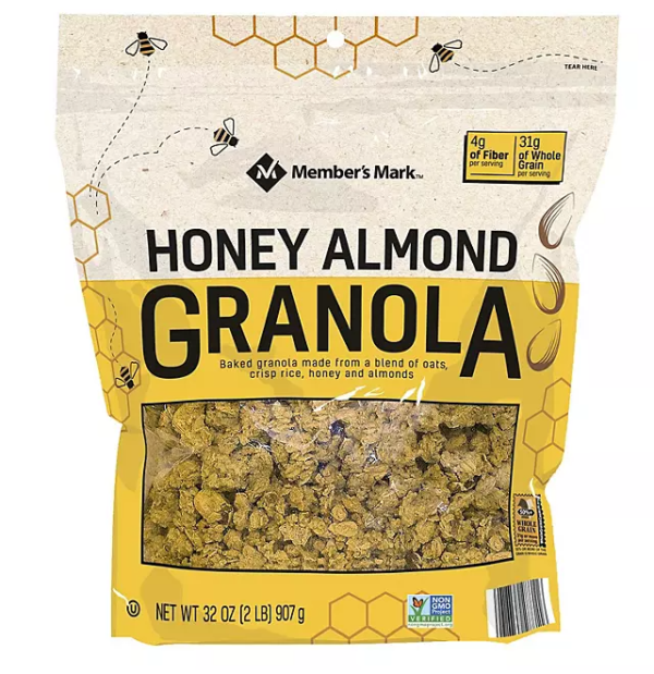 Member's Mark Honey Almond Granola 32 oz